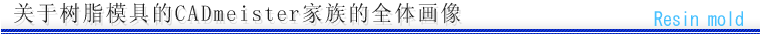 关于树脂模具的ＣＡＤmeister家族的全体画像